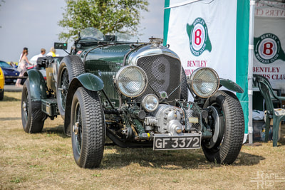 GF3372 1930 4.4 litre Blower Bentley at Silverstone Classic 2018