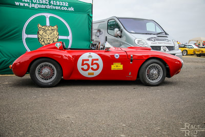 Lancia D24 Reliant Spyder Based on a Reliant Scimitar SS1 1986 Silverstone Classic 2018