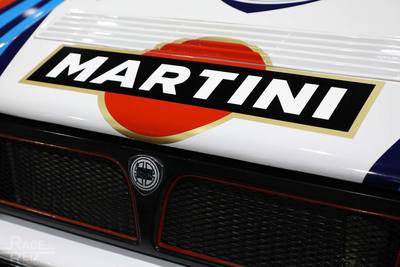 Martini Lancia Delta rally car at Race Retro 2018