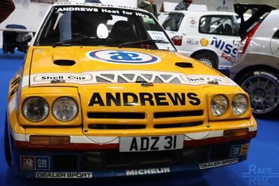 ADZ 31 1985 Opel Manta 400 2400cc at Race Retro held at Stoneleigh Park, Warwickshire 2018